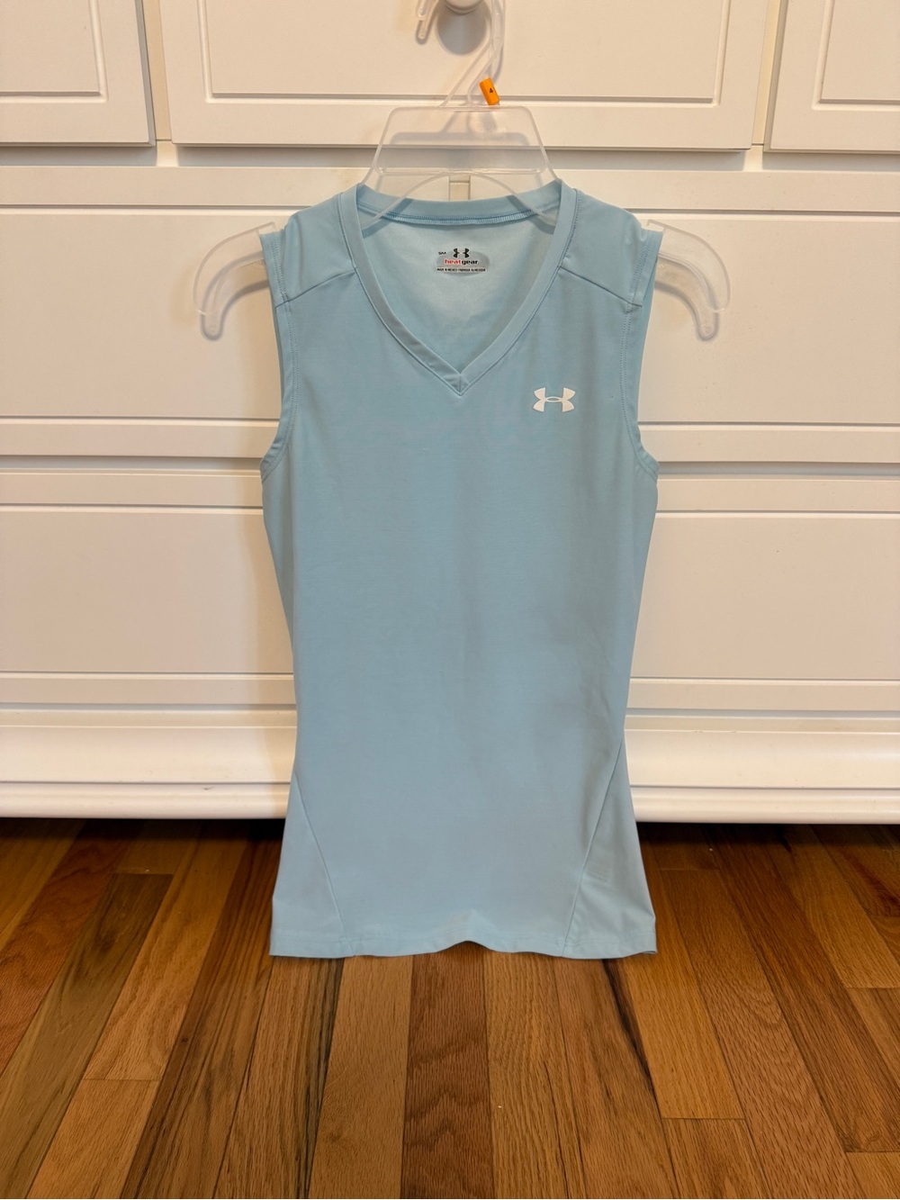 Under Armour Women’s Light Blue V-Neck Athletic Tank Top